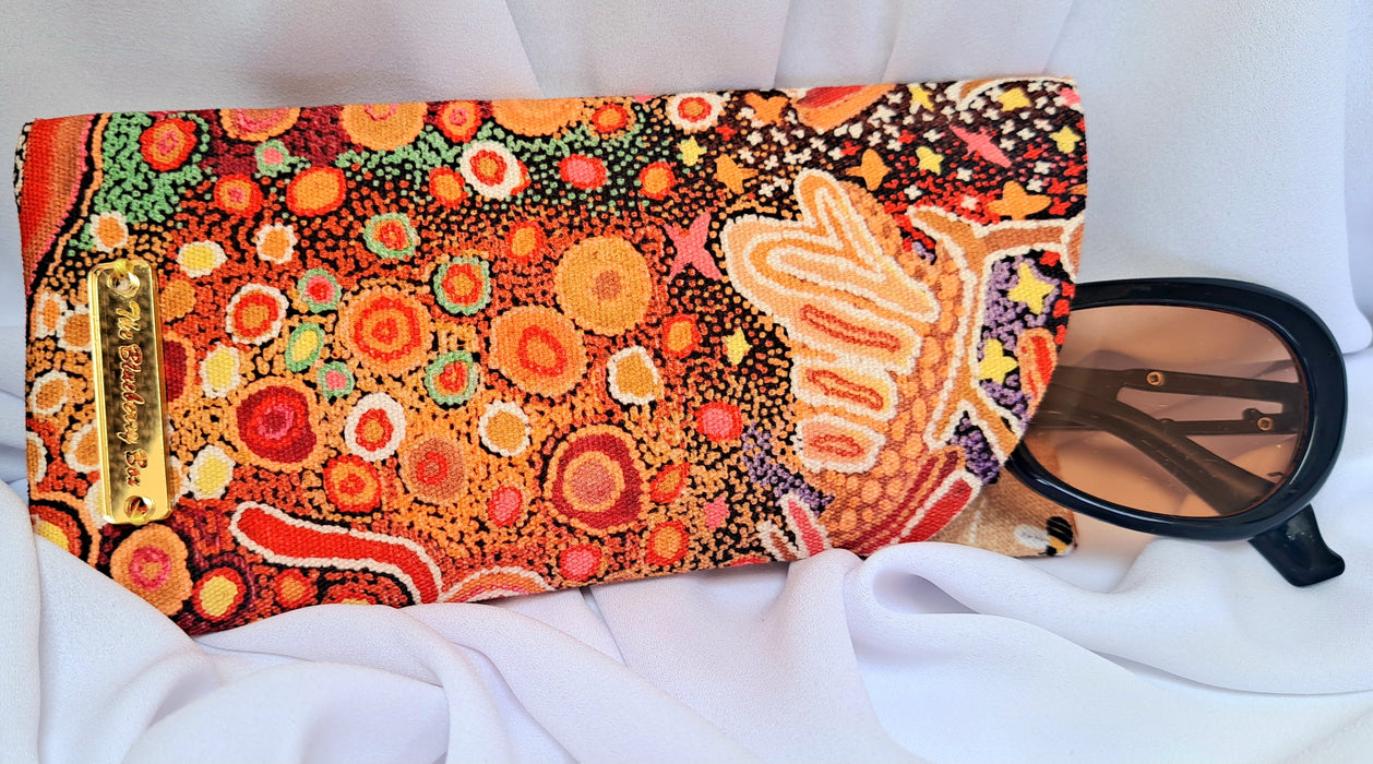 Glasses Case - Rust Waves