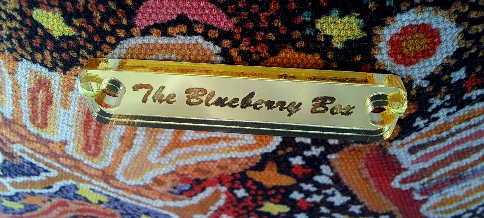 Make-up Bag - Rust Waves