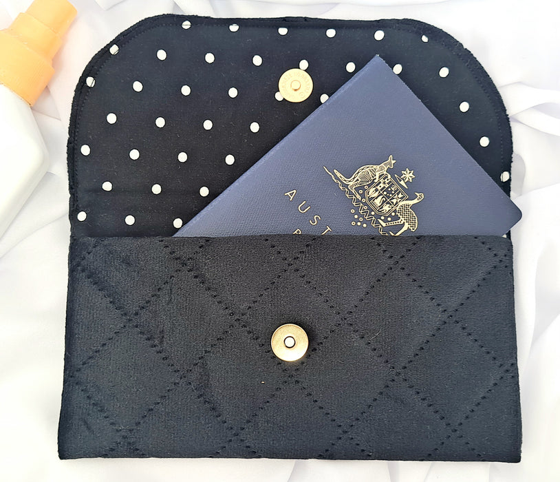 Versatile Wallet - Black Velour