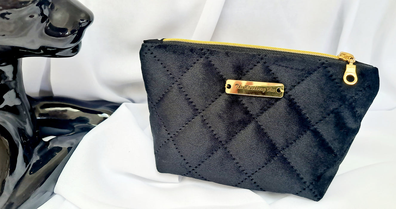 Make-up bag - Black Velour