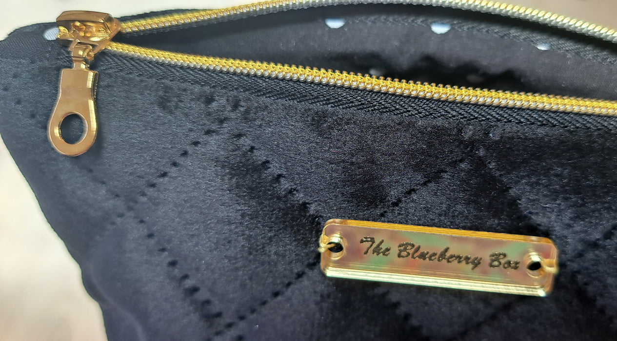 Make-up bag - Black Velour