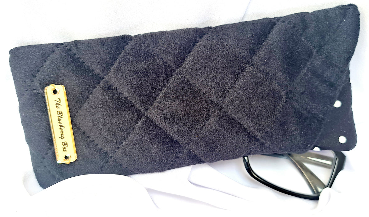Glasses Case - Black Velour