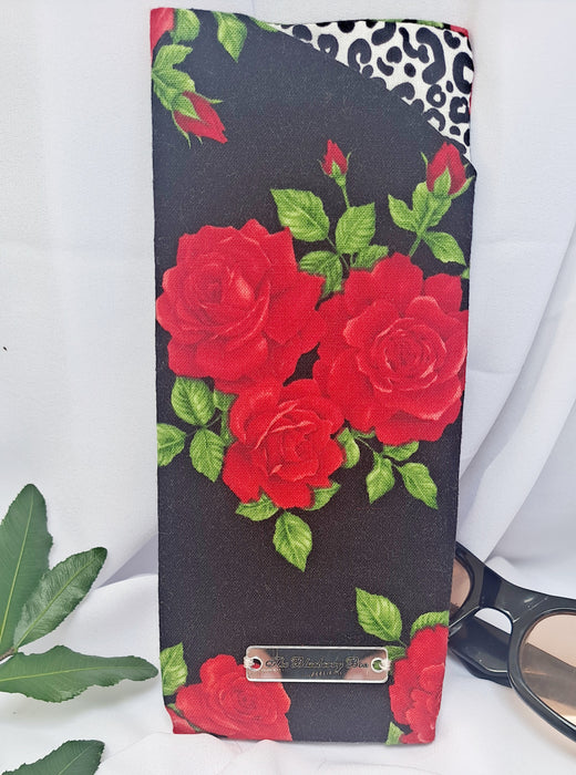 Glasses Case - Red Roses